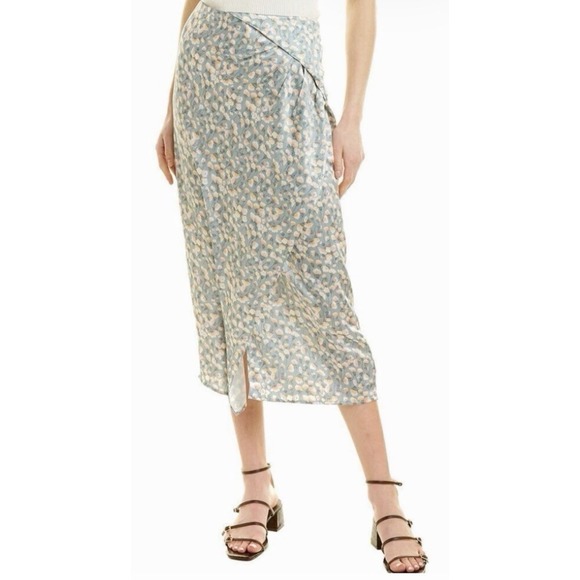 Vince Dresses & Skirts - Vince BLUE FOG Women's Carnation Asymmetric Cascade Drape Skirt, US 20 MSRP $325